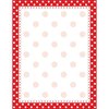 Barker Creek Red & White Dot Computer Paper, 50 sheets/Package 716